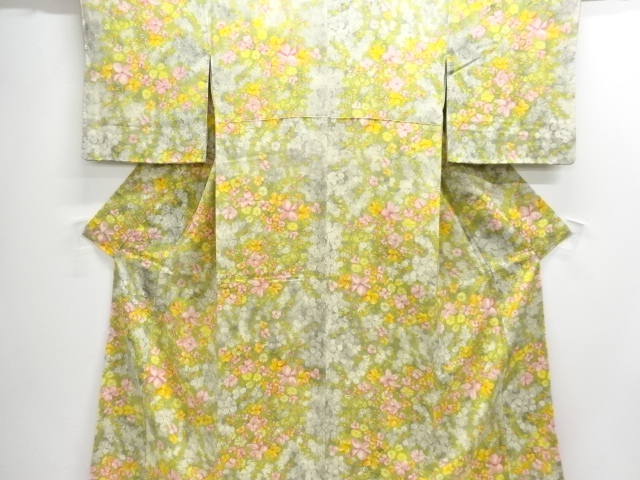JAPANESE KIMONO / KOMON / FLOWER & PLANT